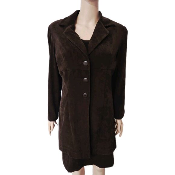 Bentley Suede Dress and Blazer Set - Picture 7 of 10